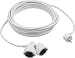 Produktbild Meister Kunststoff-Verlängerungskabel mit Doppelkupplung 5 m  für innen (IP20)  Schuko-Kupplung  weiß