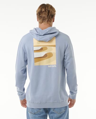 Rip Curl Surf Revival Lined Up Hoody - Spray Blue3