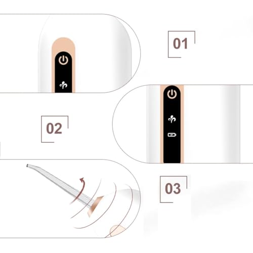 Professionelle, wiederaufladbare elektrische Zahnseide – kabelloser Handzahnreiniger aus Kunststoff für den Familiengebrauch zu Hause – Bild 4