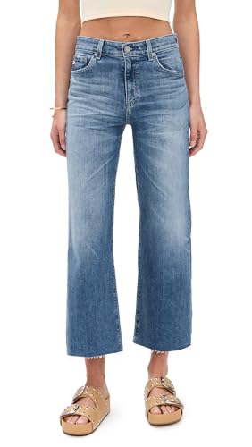 AG Adriano Goldschmied Women's Saige Wide Leg Crop Jeans, 16 Years Postcard, 30