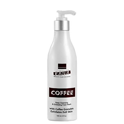 Image of KAIVA All Skin Types Hydrating Coffee Face Wash | Energizing Face Wash with Coffee Granules | 150 gm