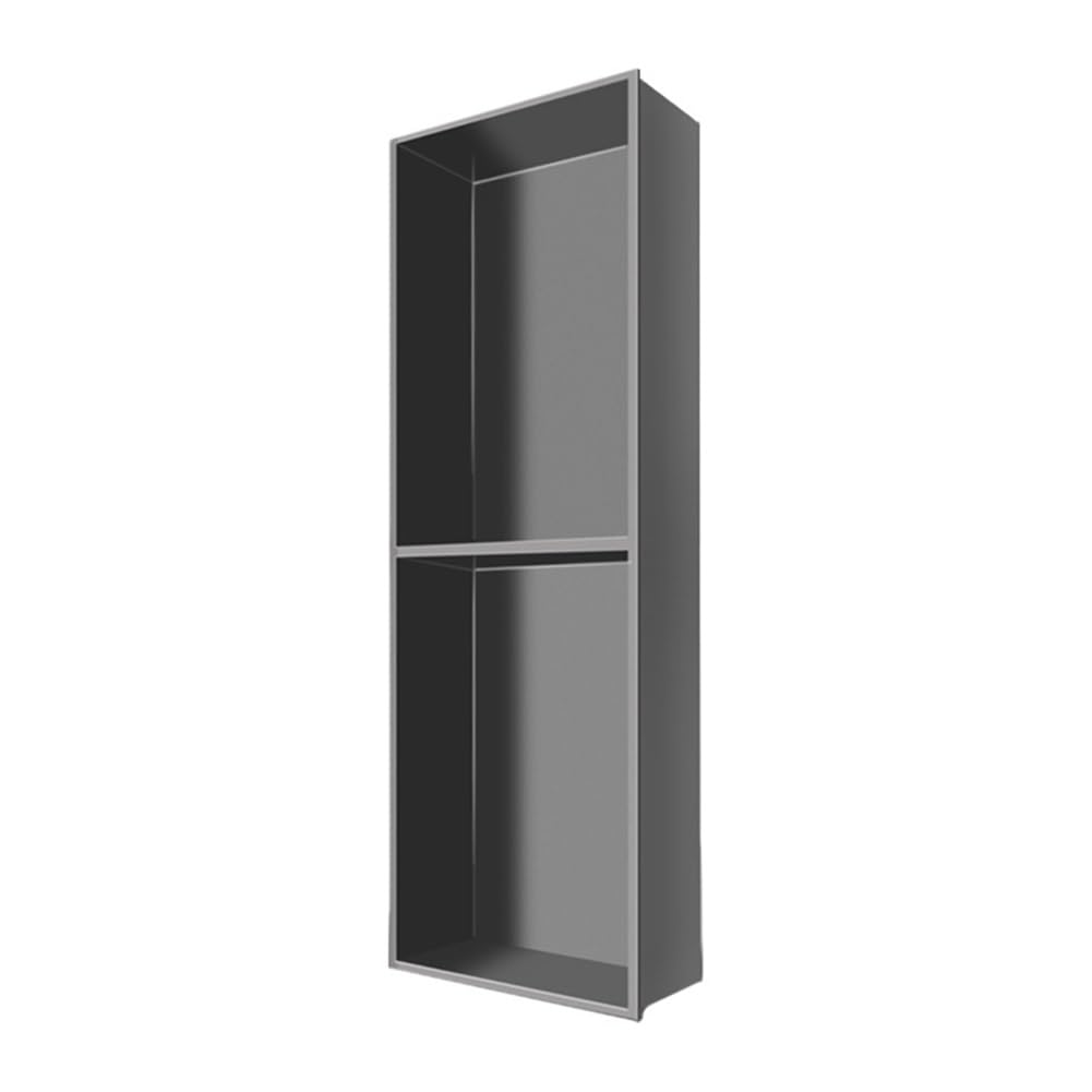 Étagère de salle de bain noire Sto Solut en acier inox 70cm