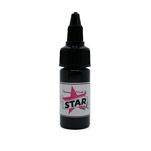 STARINKMAKEUP - Permanent Makeup Ink - BLACK 0.5oz (15ml) - Micropigmentation - Microblading - Tattoo