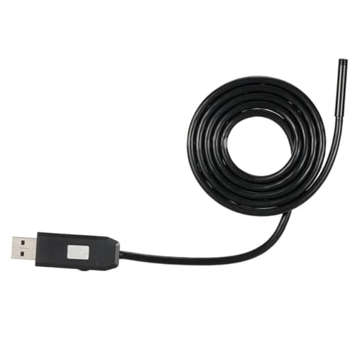 NAMOARLY Mini Borescope for 2m Inspection Camera Ip67 Waterproof 7mm Diameter Led Light Pc Phone Compatible Photo/Video/Sound Recording