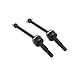 Produktbild RCAWD Laufwerk Gelenkwelle RS4017 Eisen CVD Universal für Rc Hobby Auto 1/10 HPI RS4 2Pcs(Schwarz)