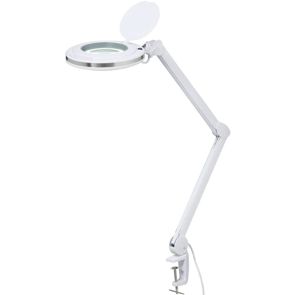 TOOLCRAFT TO-7173471 Lampada con lente d'ingrandimento 60 LED SMD 8D 3X Ingrandimenti=3 x 12.7 cm Classe di efficienza
