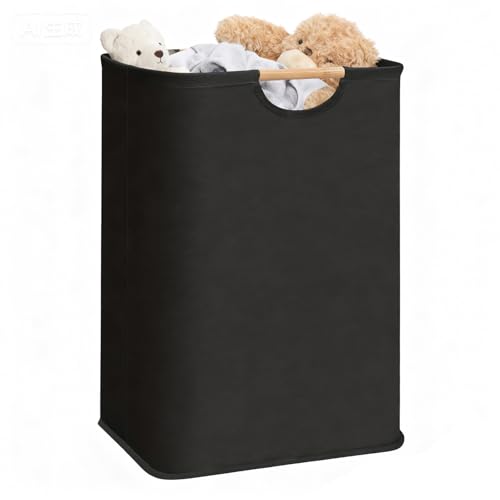 Cesta de almacenamiento para ropa, cesta de almacenamiento para ropa, construcción de material resistente, diseño de ahorro de espacio, organizador del hogar para manta, baño, dormitorio, armario