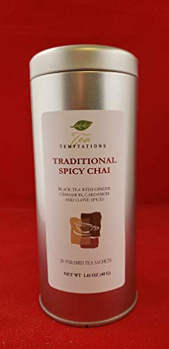 Té Chai tradicional en saquitos piramidales 2 latas miniatura 1