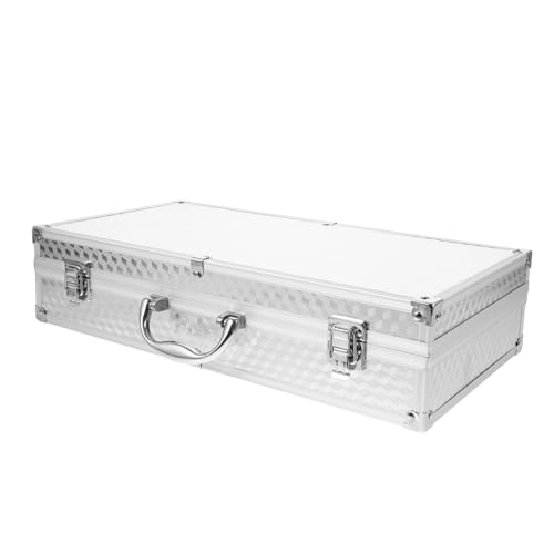 Hemoton Metal Suitcase Mic Suitcases Briefcases for Men Metal Case Men Briefcase Aluminum Case Aluminum Briefcase Metal Briefcase Hard Briefcase Brief Case Equipment Sponge Man