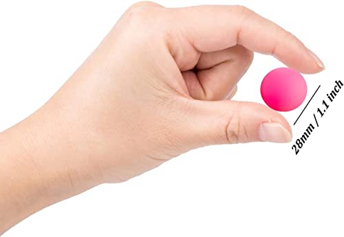 KISEER 100 Pieces Assorted Colorful Bouncy Balls Bulk Mixed Pattern High Bouncing Balls for Kids Party Favors, Prizes, Birthdays Gift (28 mm)