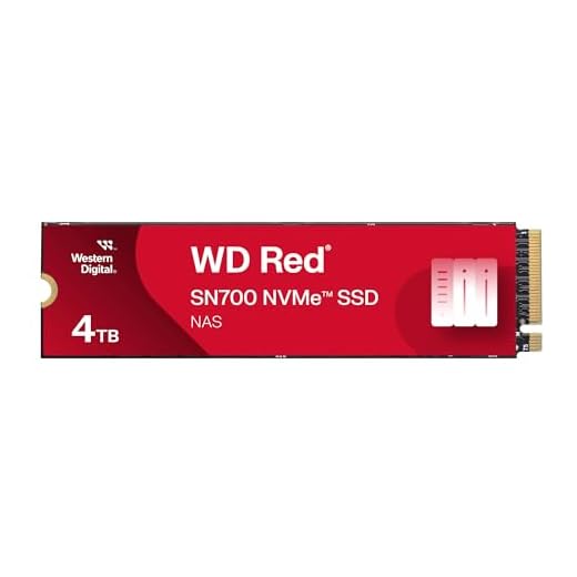 WD Red SN700 4 TB NVMe SSD per dispositivi NAS, con ottima efficienza del sistema ed eccellenti prestazioni I/O