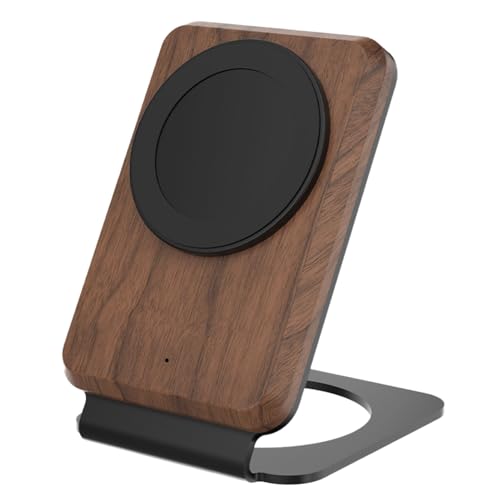Station de chargement magnétique en bois massif ARK Uno² 15W avec adaptateur