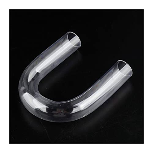 EVANEM 1pcs Transparent Acrylic Pipe Aquarium Fish Tank U-Shape Connector Water Supply Tube, for Garden Supplies Home DIY Connector O.D 20~32mm (Color : Outer Dia 32mm)