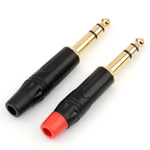TRS Stereo Wire Connector Premium 6.35 mm (1/4 Inch) Stereo Male Jack Plug Adapter, Solder Connector for Audio, Guitar, Amplifiers (1)-picture-17