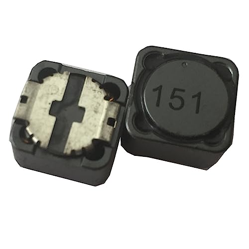 WHWRCADV 300 Pcs Shield Inductor 150uH 12X12X7mm Chip Inductor 0.47X0.47X0.28 Mount Inductor Chip for Electronics Product