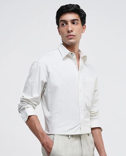 Image of Rare Rabbit Boxy fit Plain Shirt