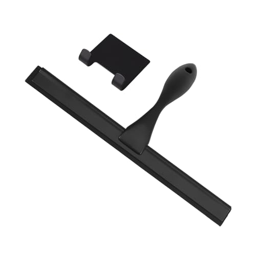 PACKOVE Shower Squeegee for Glass Doors and Window Cleaner Comfortable Grip for Easy Use for Bathroom and Kitchen Cleaning Sleek Design