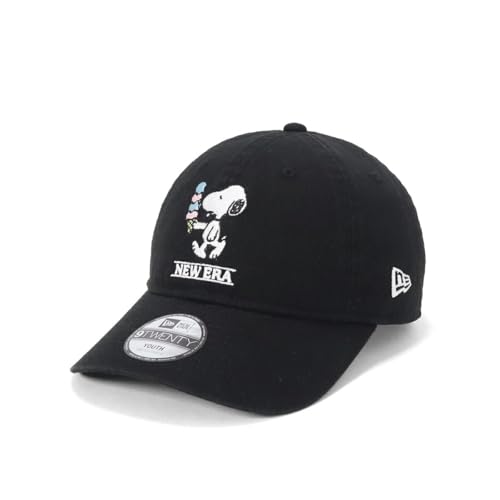 ニューエラ(new era) ニューエラキッズ キャップ YOUTH9TWENTY PEANUTSスヌーピーコラボ ブラック YOUTH 52-56cm YTH 920 PEANUTS ICECREAM BLK 14432163 NER36K9621