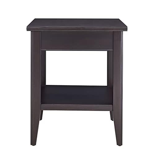 Image of Leick Home Laurent End Table, 24 inch, Black