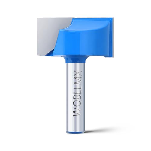 WOBLLMX Fresa per la pulizia del pavimento, diametro di 32 mm, lunghezza di lavoro 15,5 mm, lama in metallo duro, durevole e affilata per utensili per la lavorazione del legno