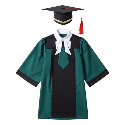 Image of Kindergarten 2025 Graduation Cap and Gown Tassel Sets with Charm 2PCS Graduations Stoles for Kids Grad Party Clothes