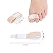 10Pc Fabric Hammer Toe Wraps, Fabric Toe Bandages Protectors for Broken Toes, Toe Corrector for Overlapping Toes, Toe Splints for Crooked Toes, Curled Toes, Bent Toes and Broken Toes