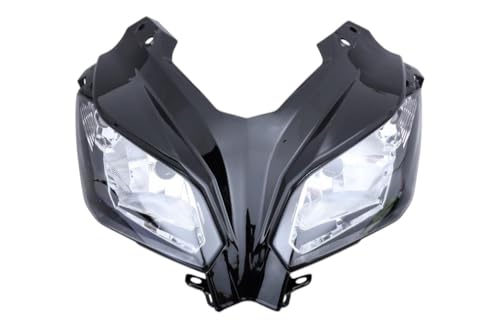 Face avant Kawasaki Ninja 300 cassée ? Pack tête de fourche et phare noir