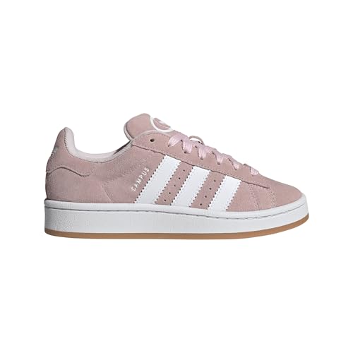 Image of adidas Campus 00s J Big Kid Shoes, Clear Pink /Cloud White /Gum, Size 4