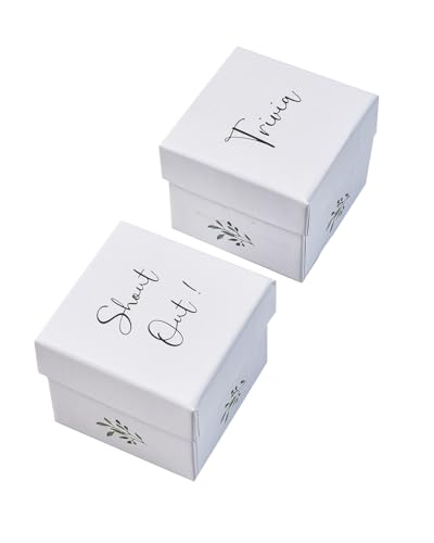 6 Boxes Wedding Games, Party Ice Breaker Games, Reception, Wedding Shower, Table Decor, Favours