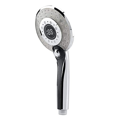 Pommeau de douche à main avec lumière LED de température