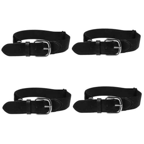 GAROZATION 4pcs Baseball Belt Men's Elastic Nylon Belt Adjustable for All Sizes Youth Adult Sports Protective Girdle
