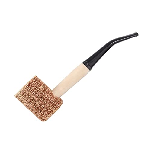 Corn Cob Tobacco Pipe Premium Cigarette Tobacco Pipe Detachable Corncob Cigarette Pipe for Father Husband Boyfriend
