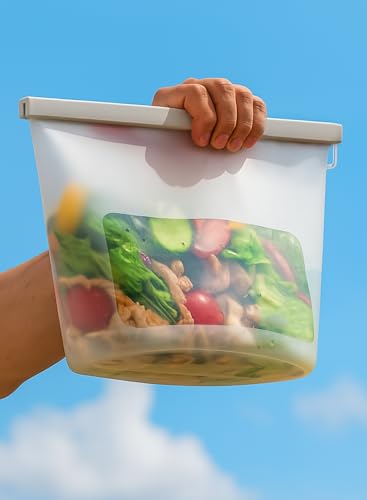 CuLiDing 4-Pack Silicone Storage Bags