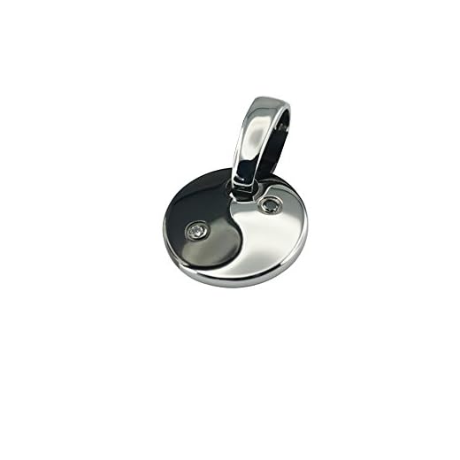 Ädelt magnet kedjeberlock i Yin Yang design med Swarovski Elements Energetix 4 You 1372 + Magnetix berlock erclip 1468/1961