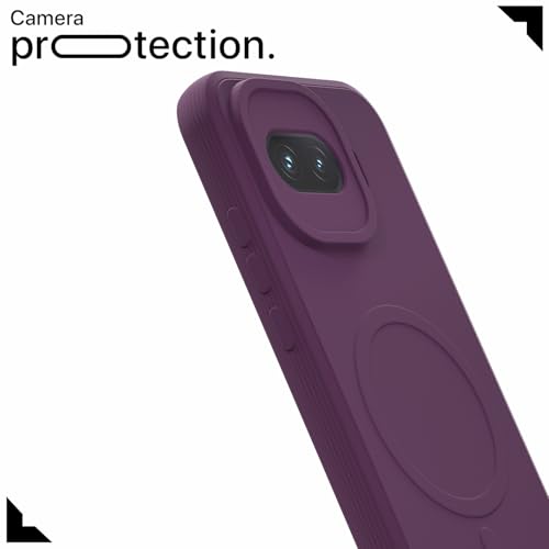Image of Pikkme Back Cover for iQOO 15R 5G Soft Matte Silicone Mag-Safe Design (Mag-Safe Not Support) Camera Protection | Slim Fit Bumper Cover (Purple)