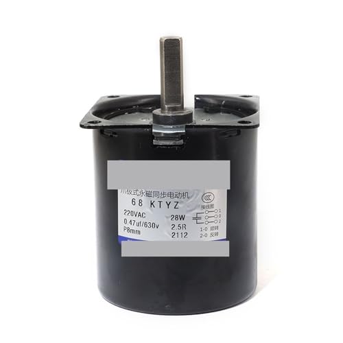Motor síncrono de CA de 28W con imán permanente y eje excéntrico 3