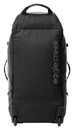 Eagle Creek Cargo Hauler Wheeled Duffel - Durable Duffel Bag for Travel - Easy Access Compartment - Deployable Backpack Straps - Lockable Zipper Opening - Charcoal - 130L4