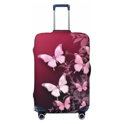 Beautiful Butterflies Print Luggage Suitcase Covers Elastic Washable Luggage Protector Luggage Covers For Suitcase