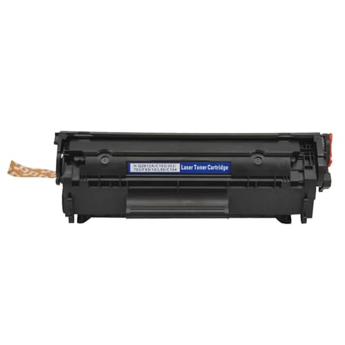 Cartouche de toner Q2612A 12A avec puce compatible avec les imprimantes HP
