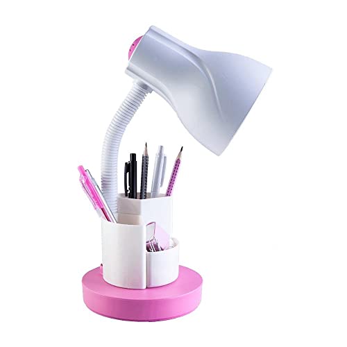 Luminária de Mesa Spiralle Rosa Porta Lápis E27 Bivolt Startec