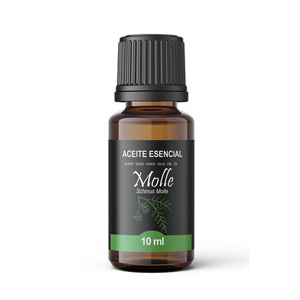 Aceite Esencial de Molle Puro – 10 ml | INKANAT® | Aromaterapia, Masajes, Difusor, Cuidado de la Piel | Schinus molle L.