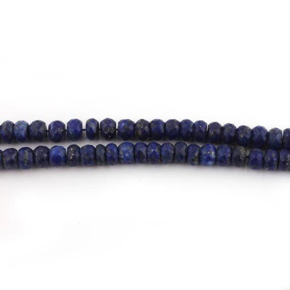 Perles lapis lazuli facettées 7mm pour fabriquer un cadeau personnalisé unique