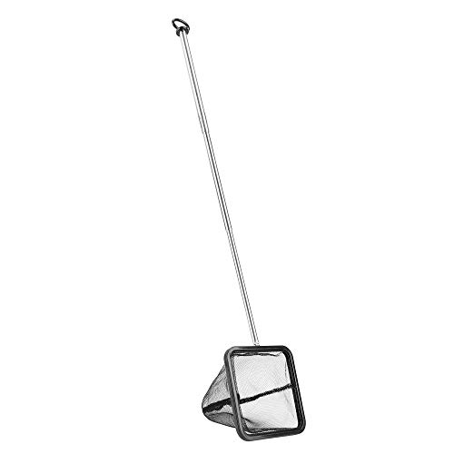 Image of Lpraer Aquarium Fish Net with Extendable Stainless Steel Long Handle Fine Mesh Net for Fish Tank