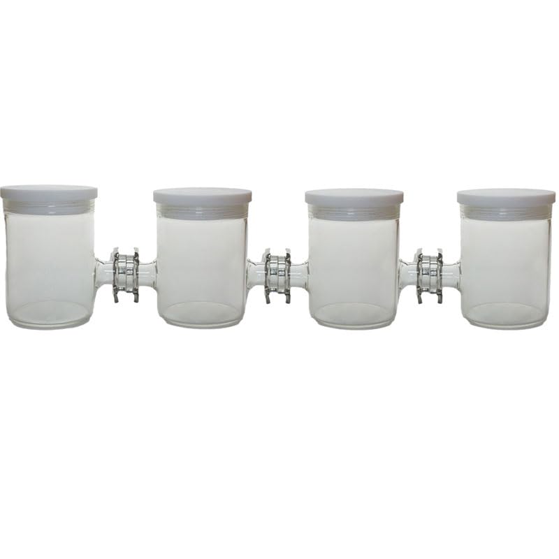 Membrana de iones 4H Celda electrolítica sellada electroquímica 4 celdas(300ml)