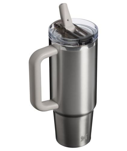 Image of STANLEY Quencher ProTour Flip Straw Tumbler with Leakproof Lid 30 oz | Built-in Straw and Handle | Cup Holder Compatible for Travel | insulated Stainless Steel Cup | BPA-Free | Stainless Steel Ash