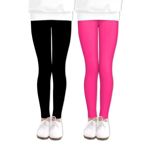 Image of LUOUSE Girls' Leggings Full Length Comfy Pants Trousers 4-13 Years