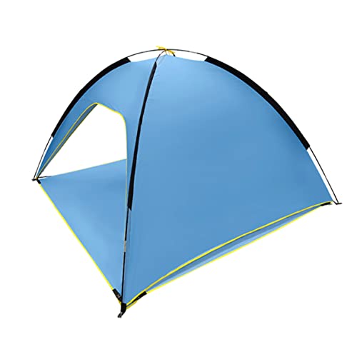 POPETPOP 1pieza Tienda Camping De Poliester Grande y Ventilada para Acampar Al Aire Playa y Jardín Rápido Montaje y Fácil De Transportar