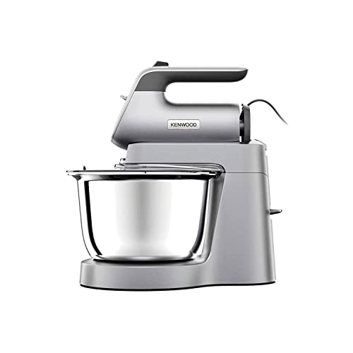 Kenwood Chefette Stand Mixer HMP54.​000SI, Stand Mixer All-in-One, 3.5L Stainless Steel Bowl, Variable Speed + Pulse, 650W, Silver