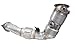 Pacesetter 324761 Raw Steel Direct Fit Catalytic Converter (Non C.A.R.B. Compliant), 1 Pack