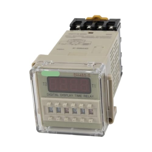 Relés de retardo de tiempo DH48S-S con enchufe temporizador de ciclo de repetición digital